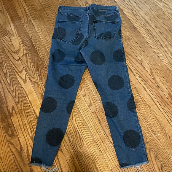 Zara Polka Dot Skinny Jeans - Picture 3 of 6